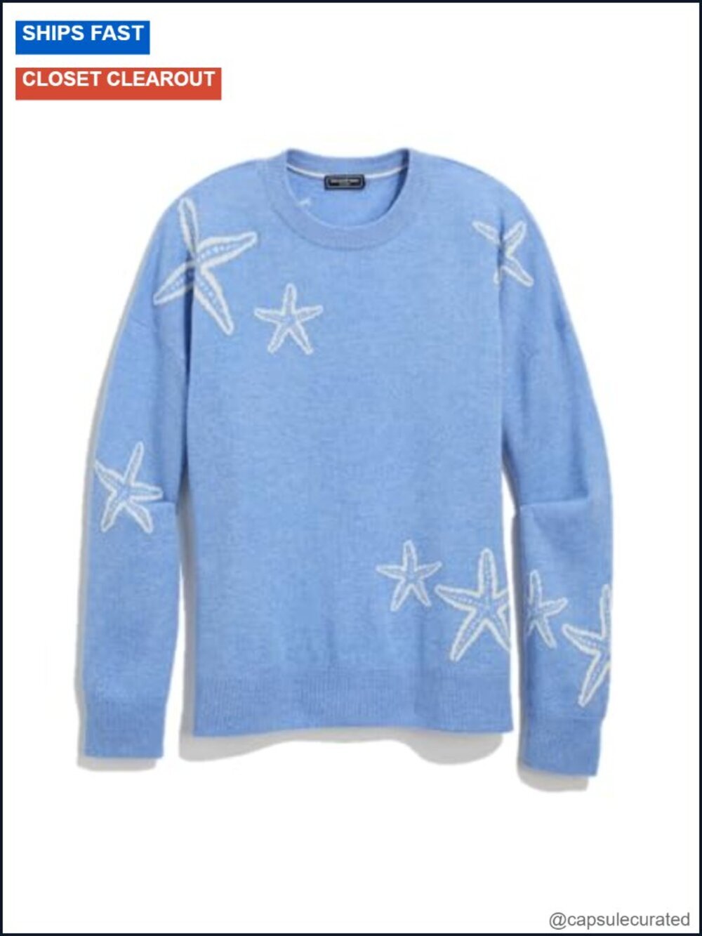 Seaspun Cashmere Intarsia Crew